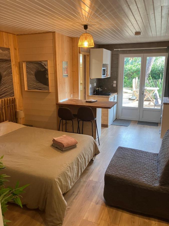 Deux Pieces Ou Studio Plage Sud A 200M Lacanau Bagian luar foto